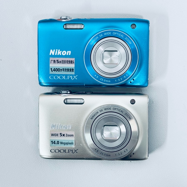 9新 Nikon/尼康 s3100特价1400w像素人像光感奶油模式多