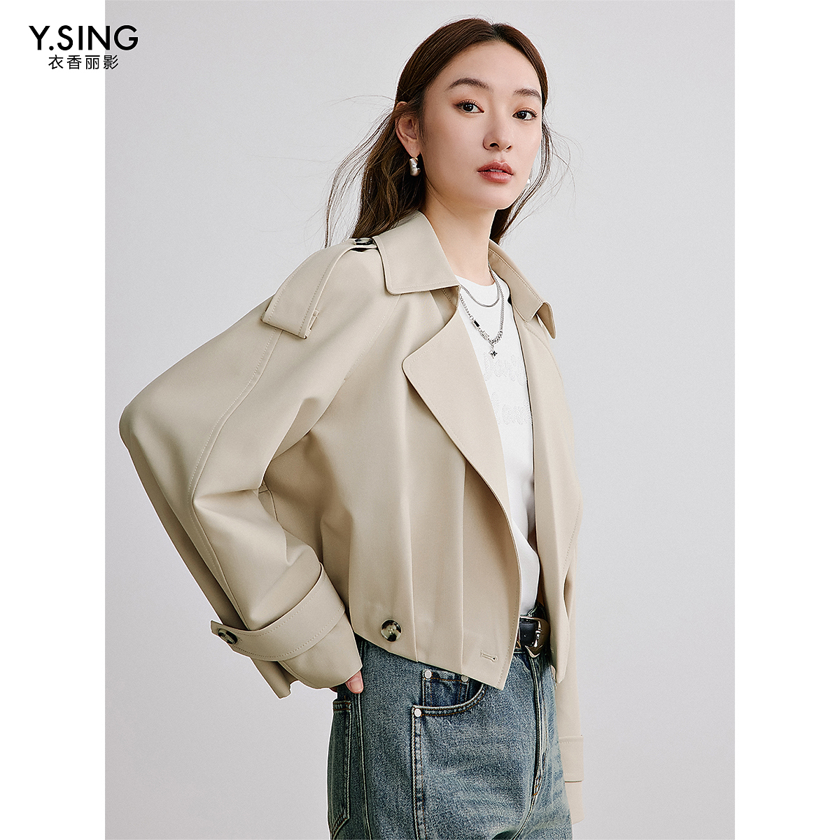 7015【丽公主专属】衣香丽影新款风衣950137005