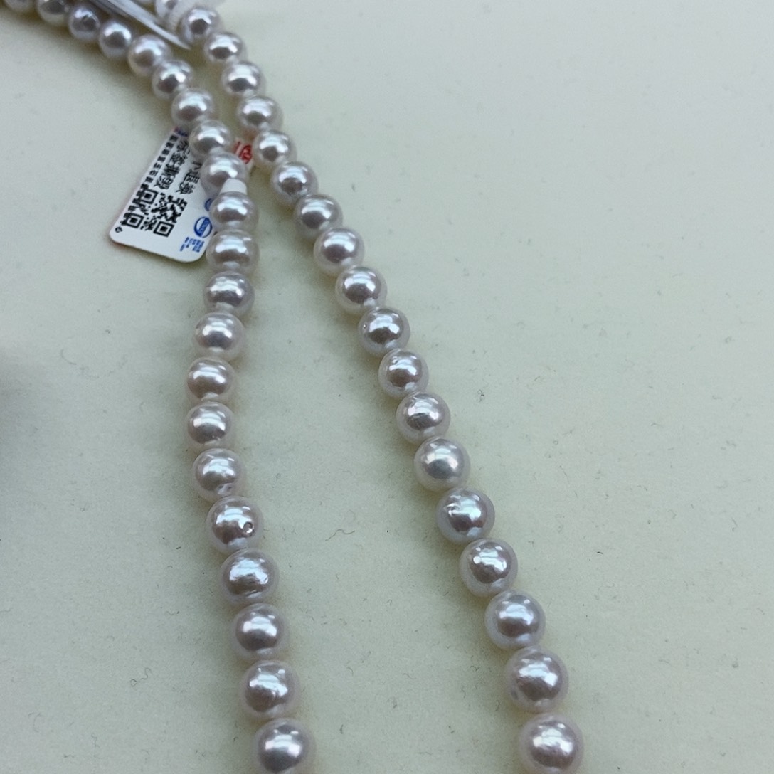 淡水珍珠7/7.5极强光炫彩银S925镶嵌