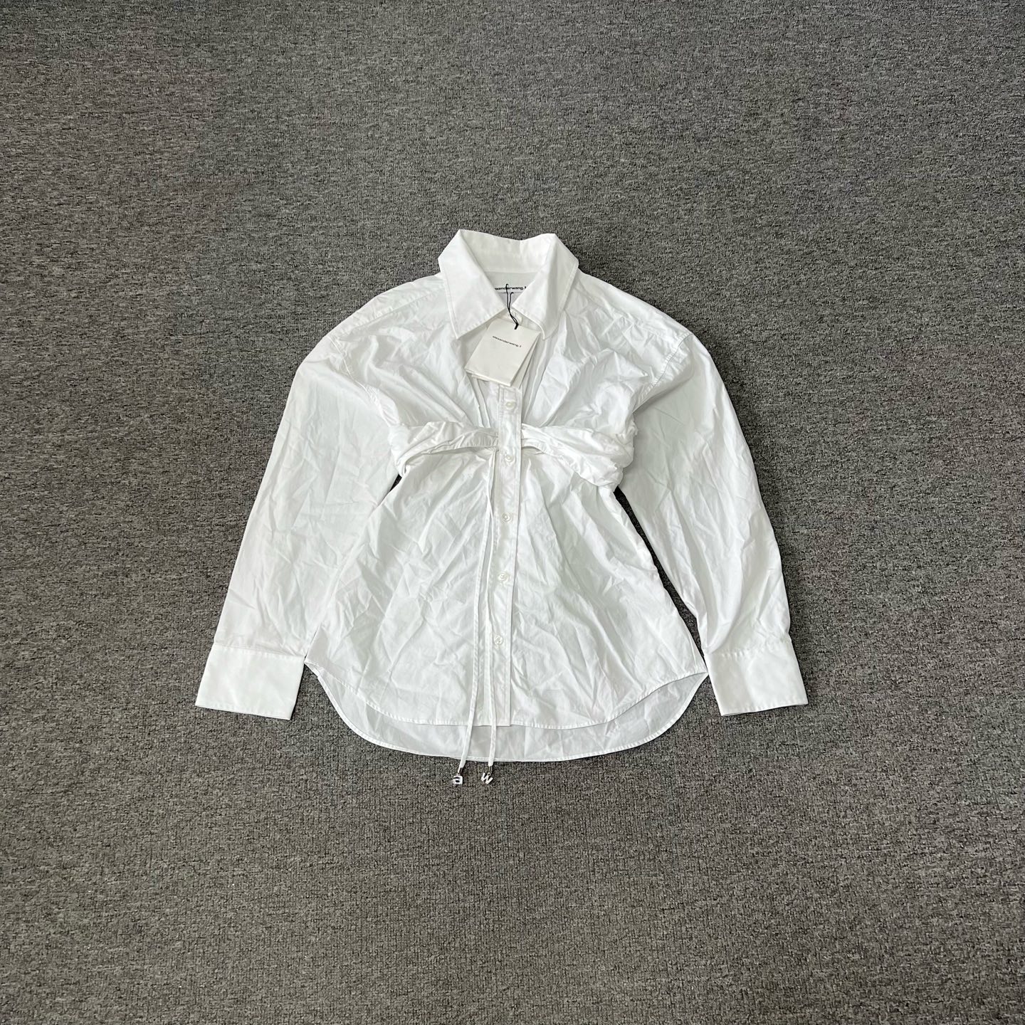 99新 Alexander McQueen/亚历山大·麦昆 大王 收腰衬衫2码