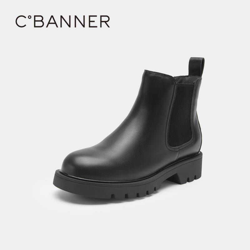 千百度冬季切尔西靴经典英伦风切尔西靴 A22559201