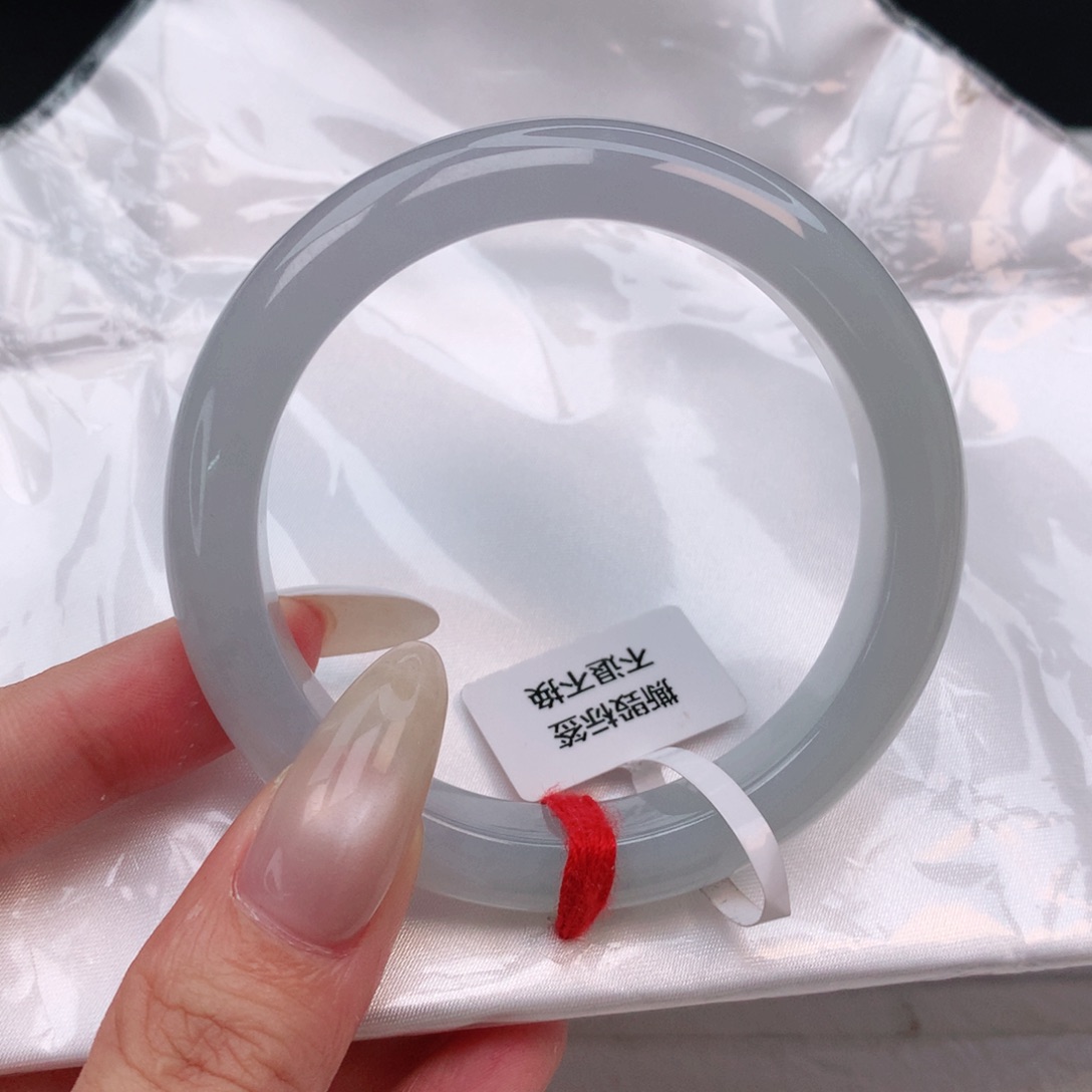 未镶嵌手镯翡翠赤**灵正圈53 1804