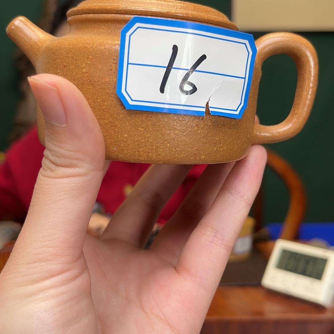 紫砂茶壶德中葵黄段