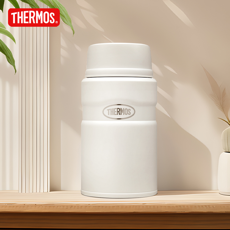 【A等品微瑕】膳魔师TCLE系列焖烧罐720ml 珍珠白 TCLE-721S-WH