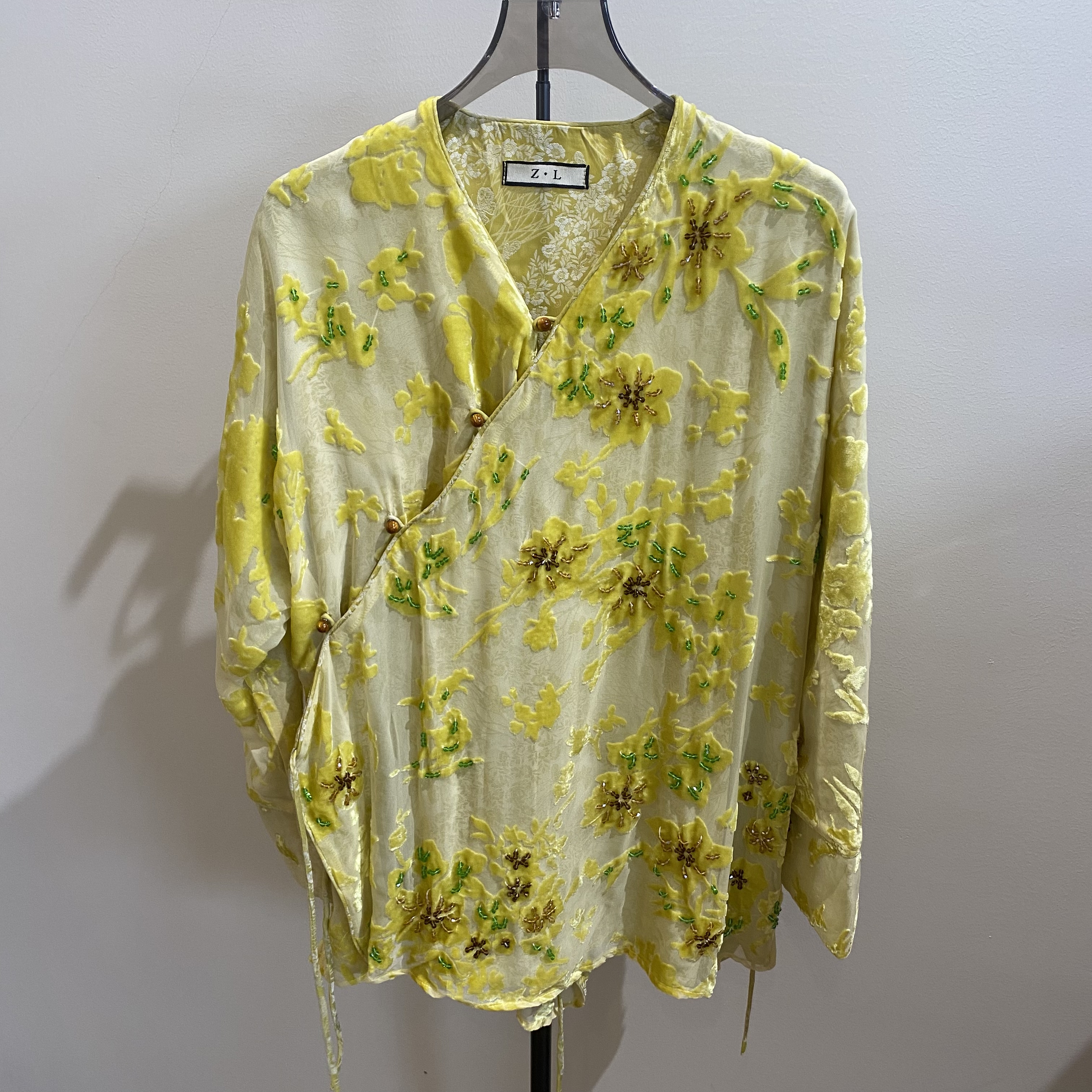 2491新中式国风上衣气质长袖时尚休闲百搭女士夏季