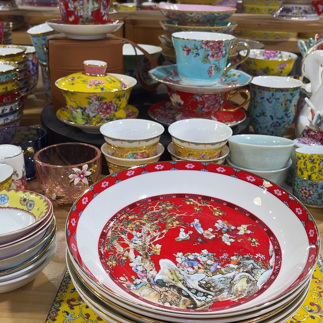 珐琅景德镇陶瓷瓷碗