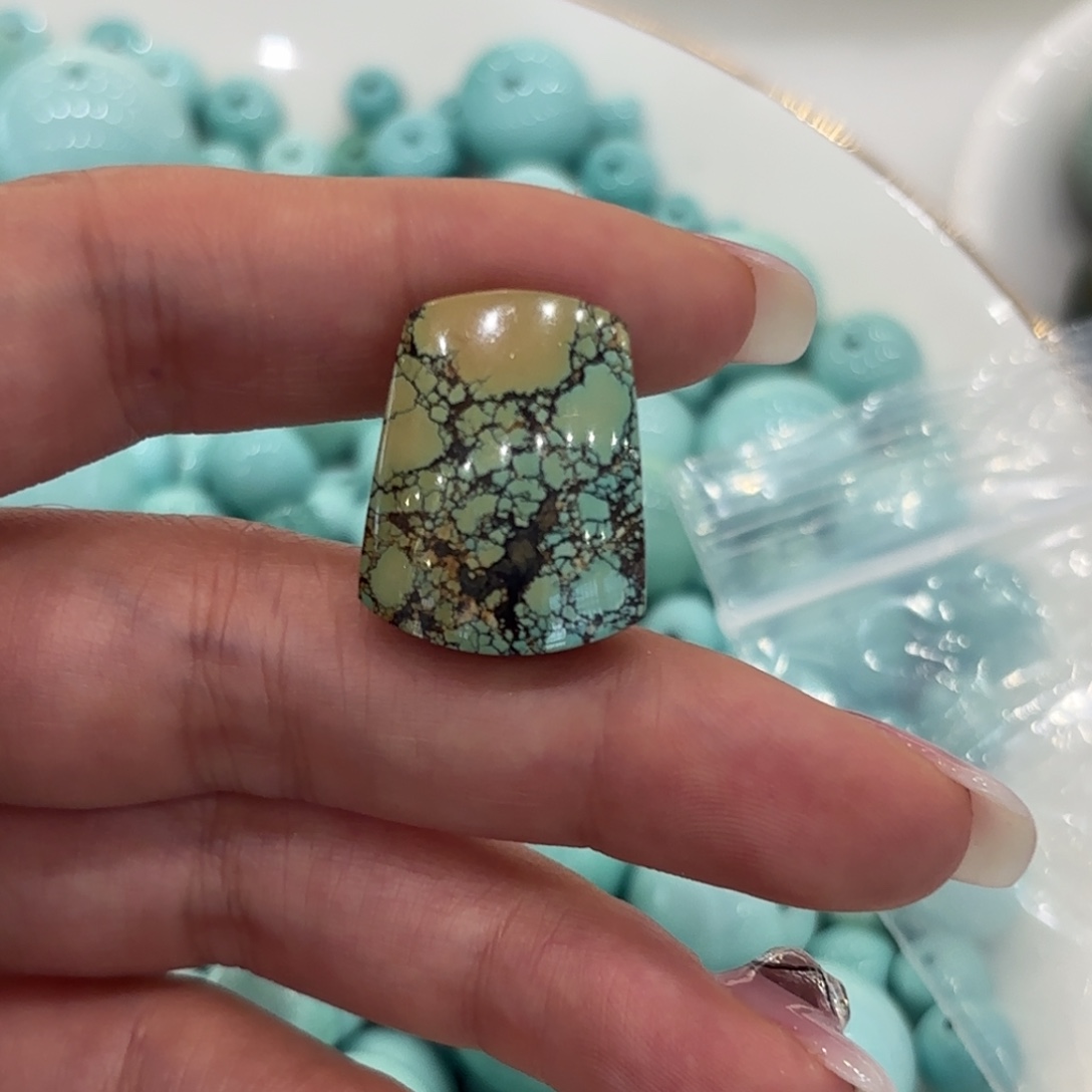 绿松石未镶嵌单珠