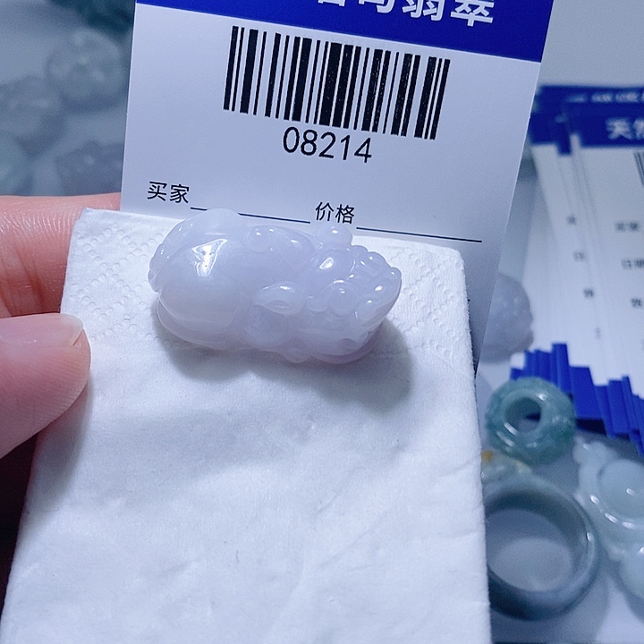 翡翠未镶嵌颈饰小