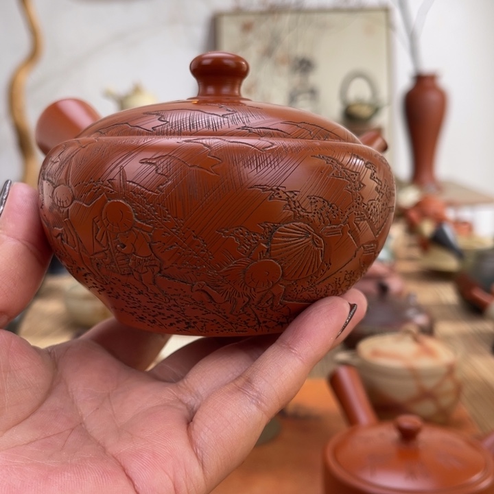 龙*?常滑舜园手作茶壶