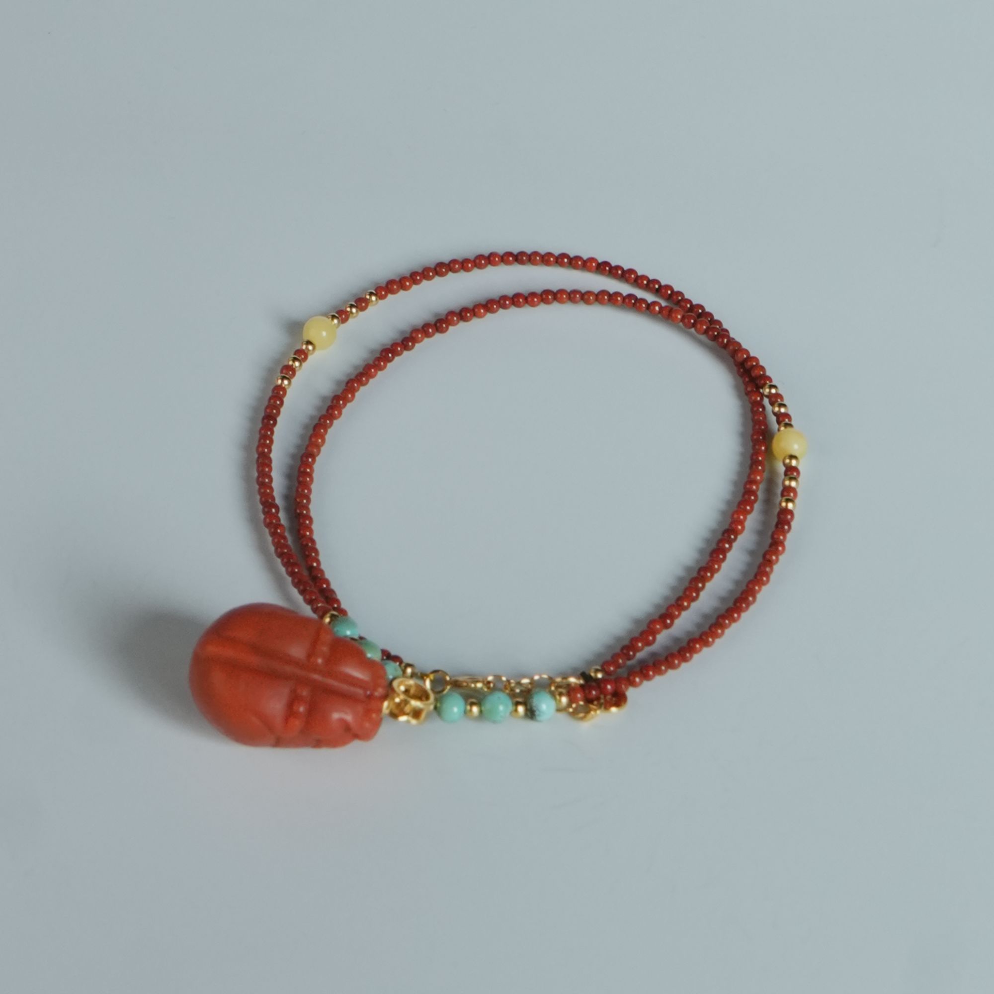 南红貔貅项链 DY-M4618 11.51g