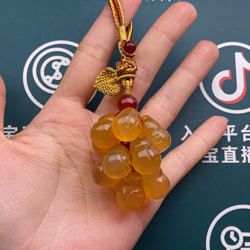 【闪购商品】玛瑙/玉髓车挂未镶嵌