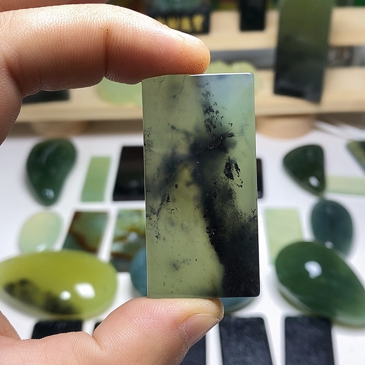 未镶嵌岫玉挂件岫玉
