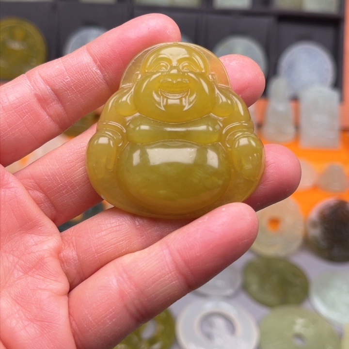 未镶嵌岫玉吊坠(赠链)