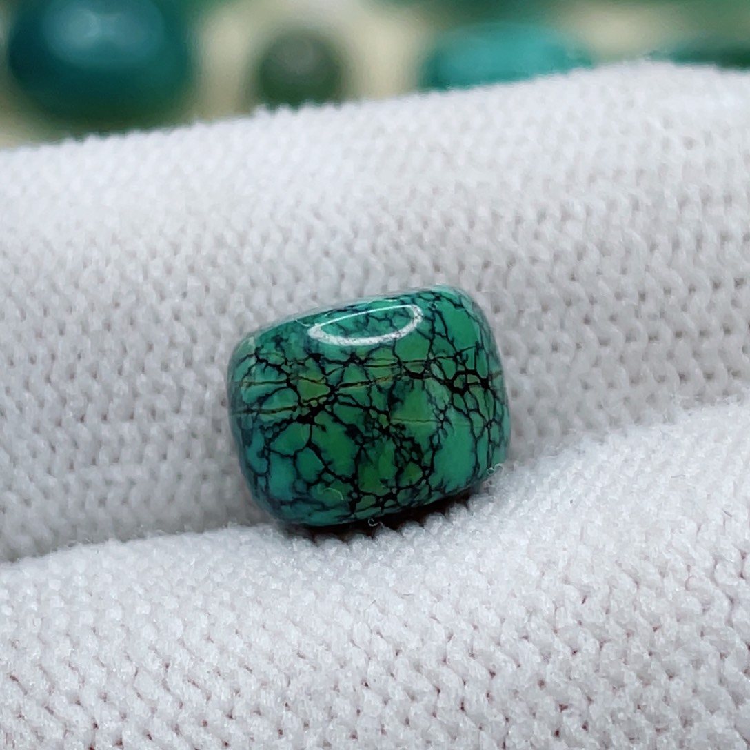 绿松石珠宝奇石银S925镶嵌