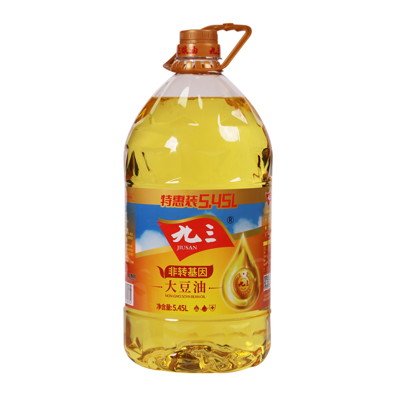 九三非转基因一级大豆油5.45升/桶
