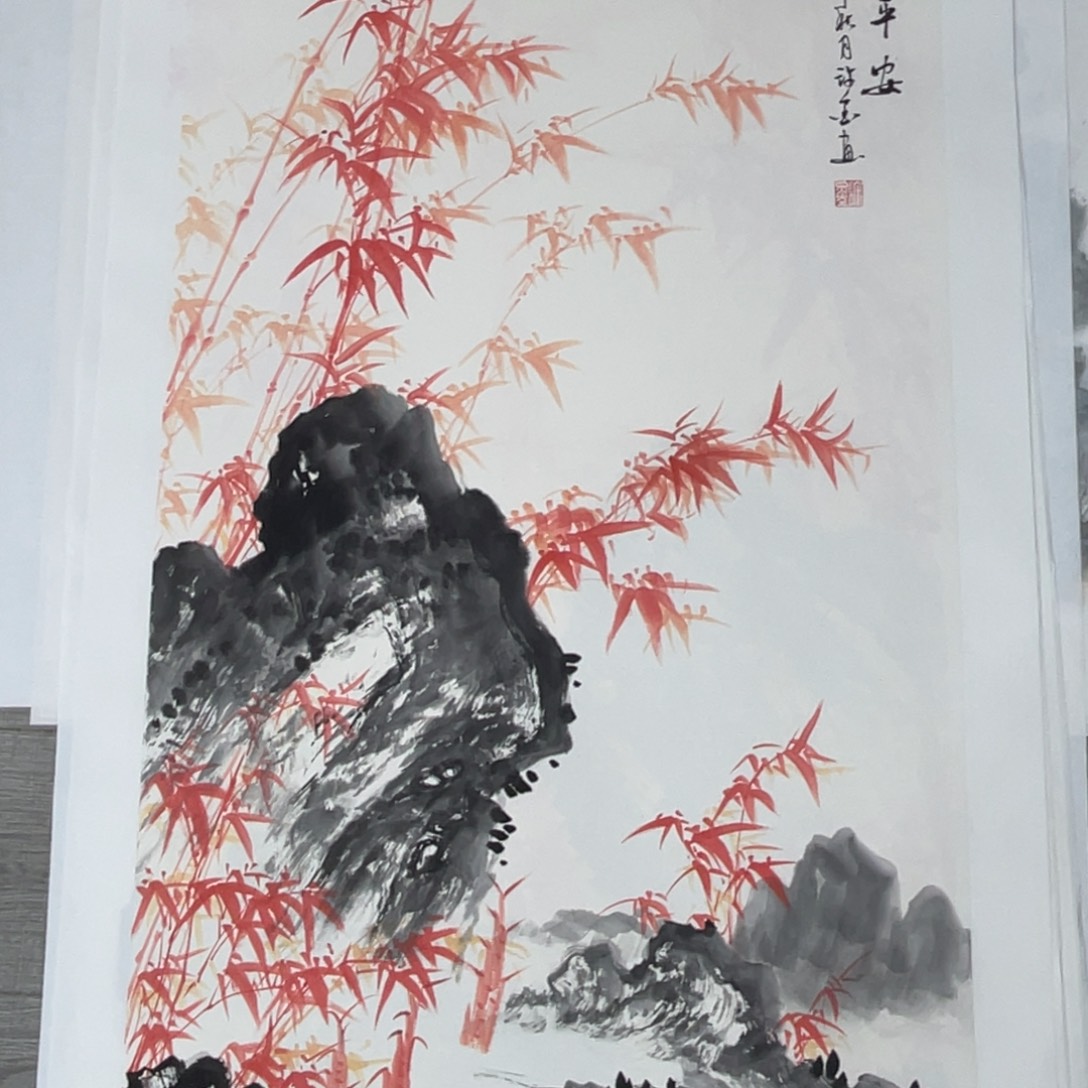 国画许墨老师作品欣赏
