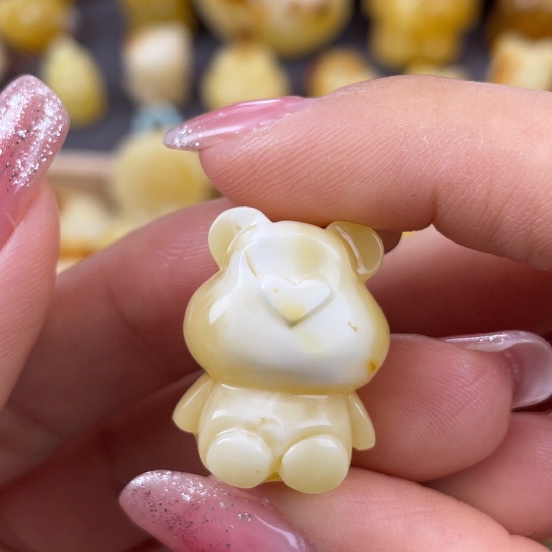 琥珀裸石未镶嵌蜜蜡