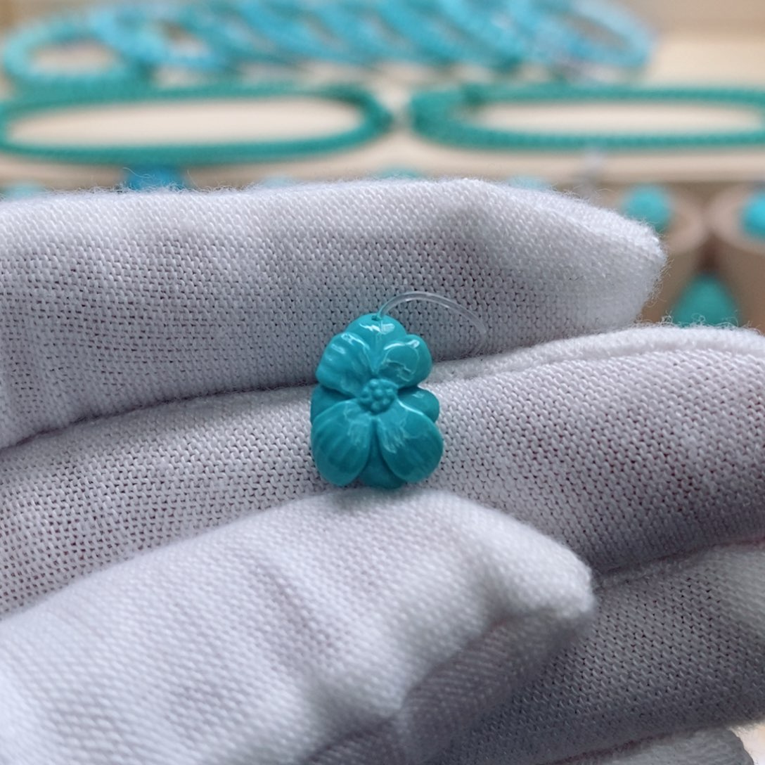 绿松石珠宝奇石未镶嵌