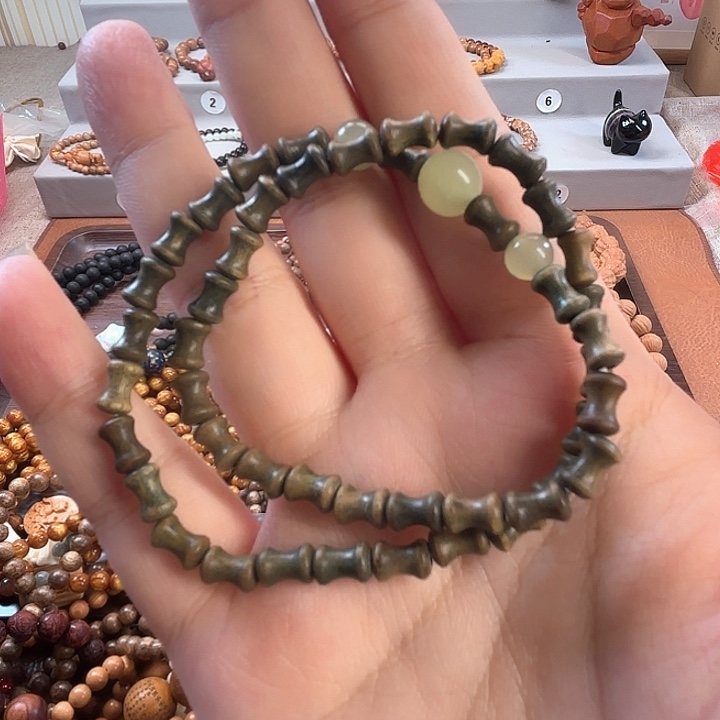 手串白玉菩提绿色