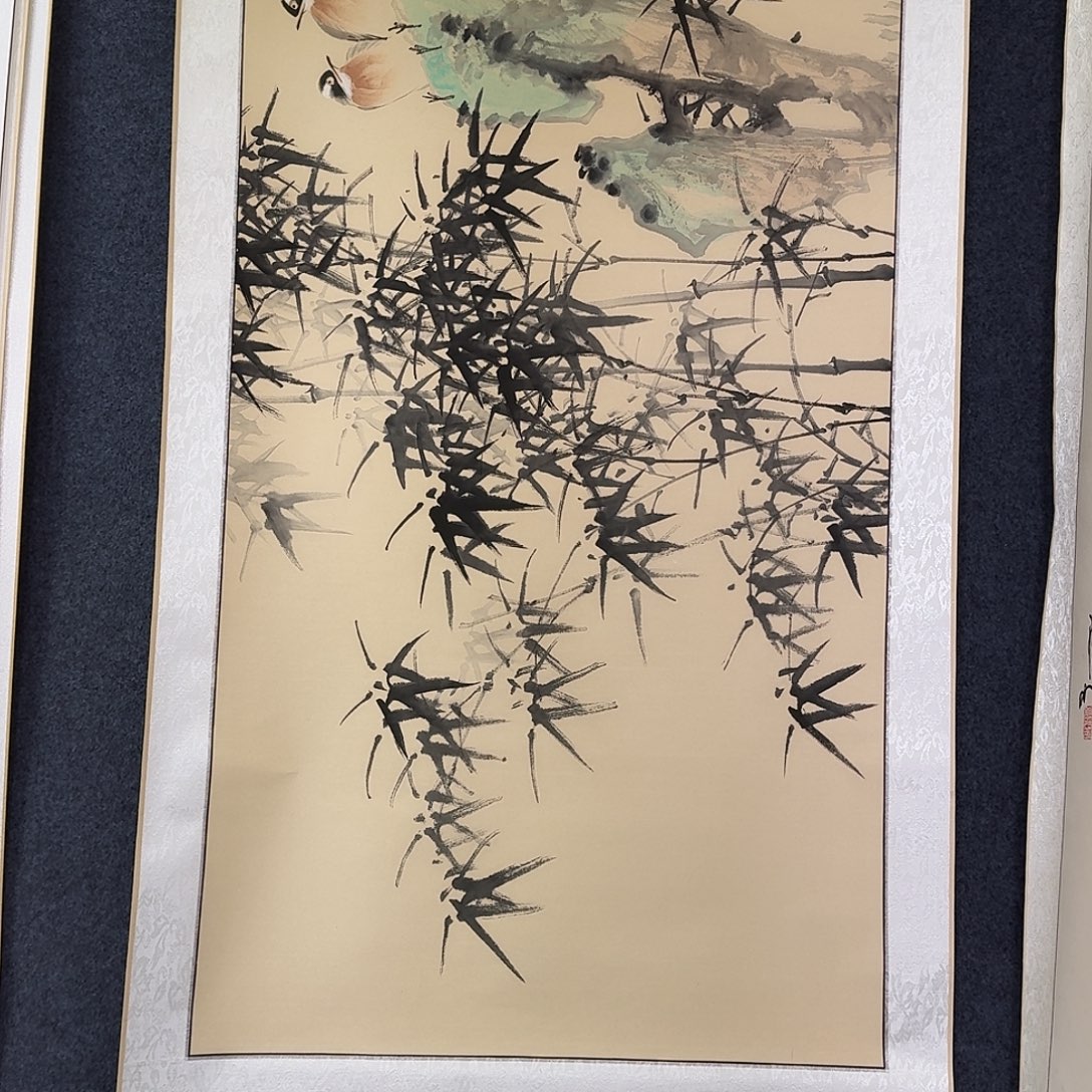 纯手绘国画作品好看四尺