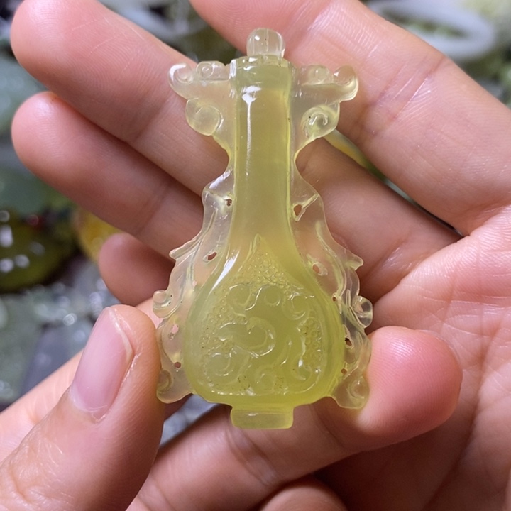 岫玉岫玉挂件未镶嵌