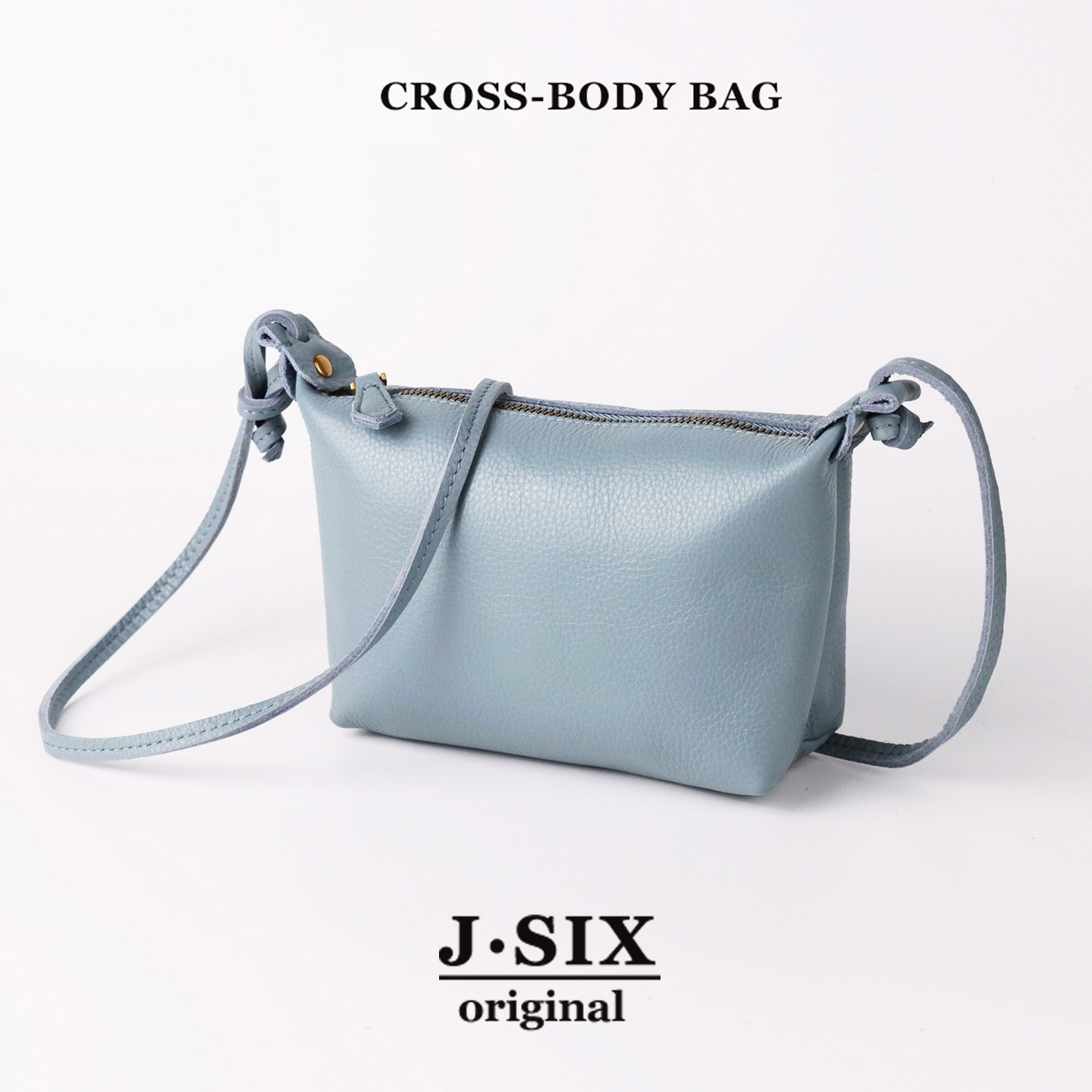 J-6复古真皮小方包手机包通勤头层牛皮软皮单肩斜挎饺子包6549