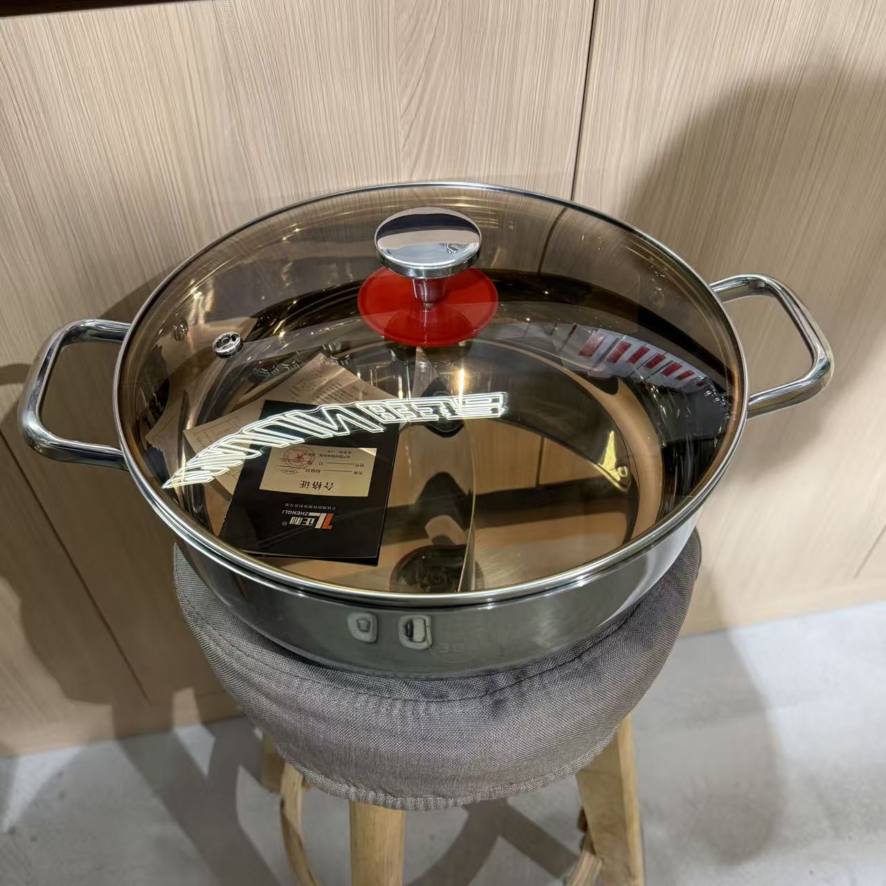 燃气灶32cm火锅鸳鸯锅