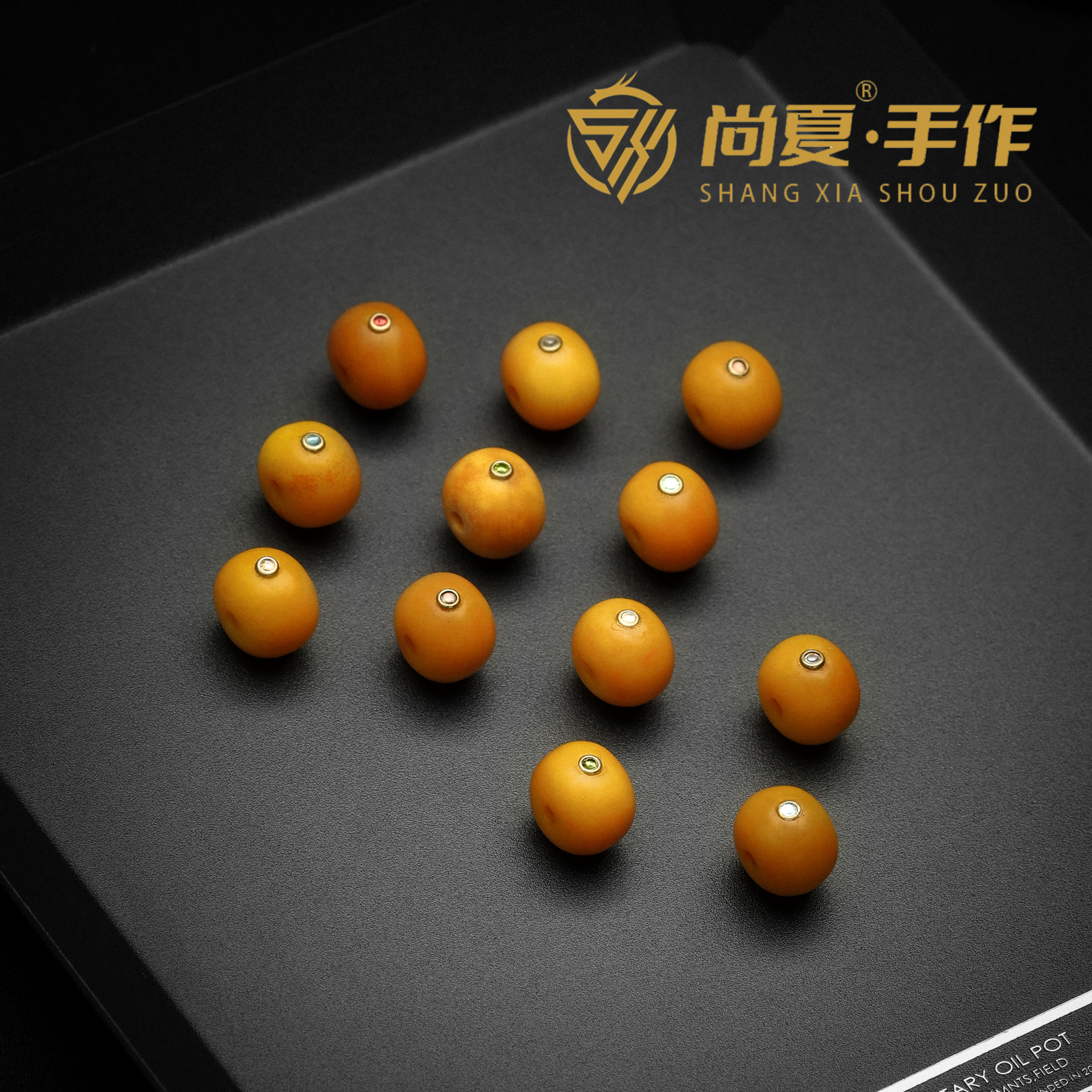 尚夏【福利款】牛骨顶珠精工配饰