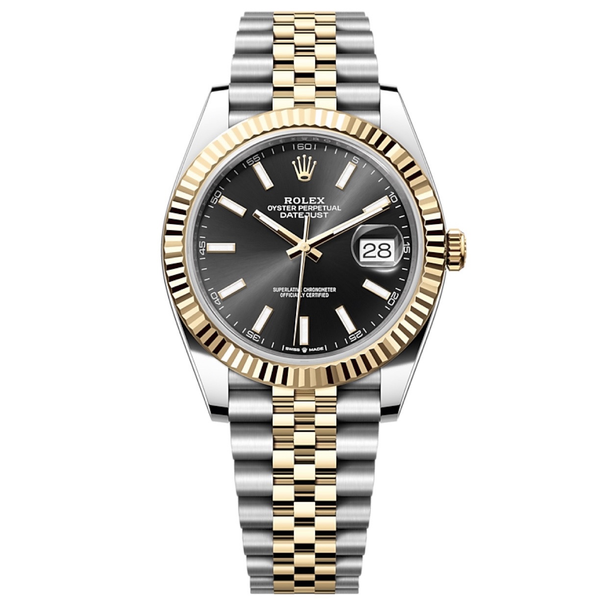 95新 Rolex/劳力士 哈馆/劳力士/126333/41mm/间金/黑盘/23年全套