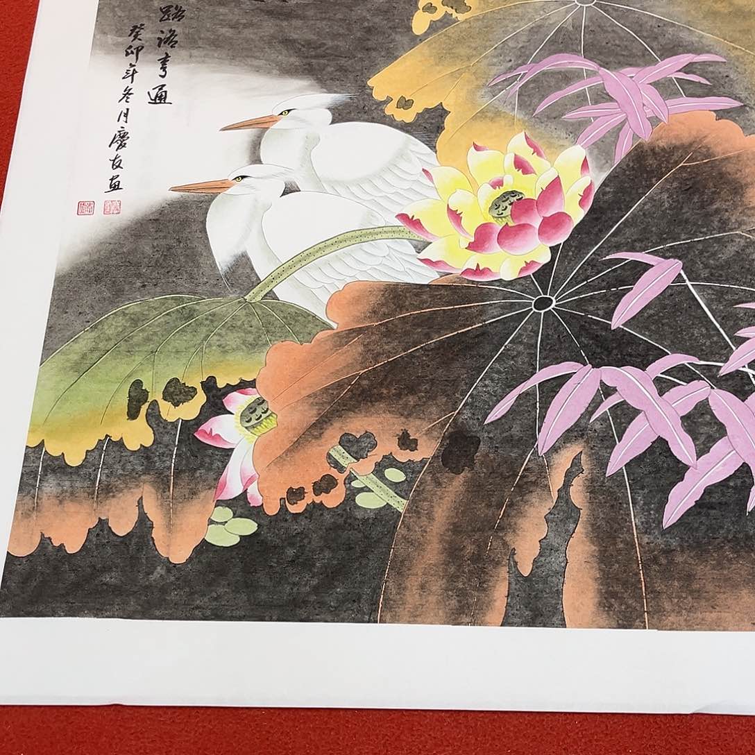国画手绘国画作品