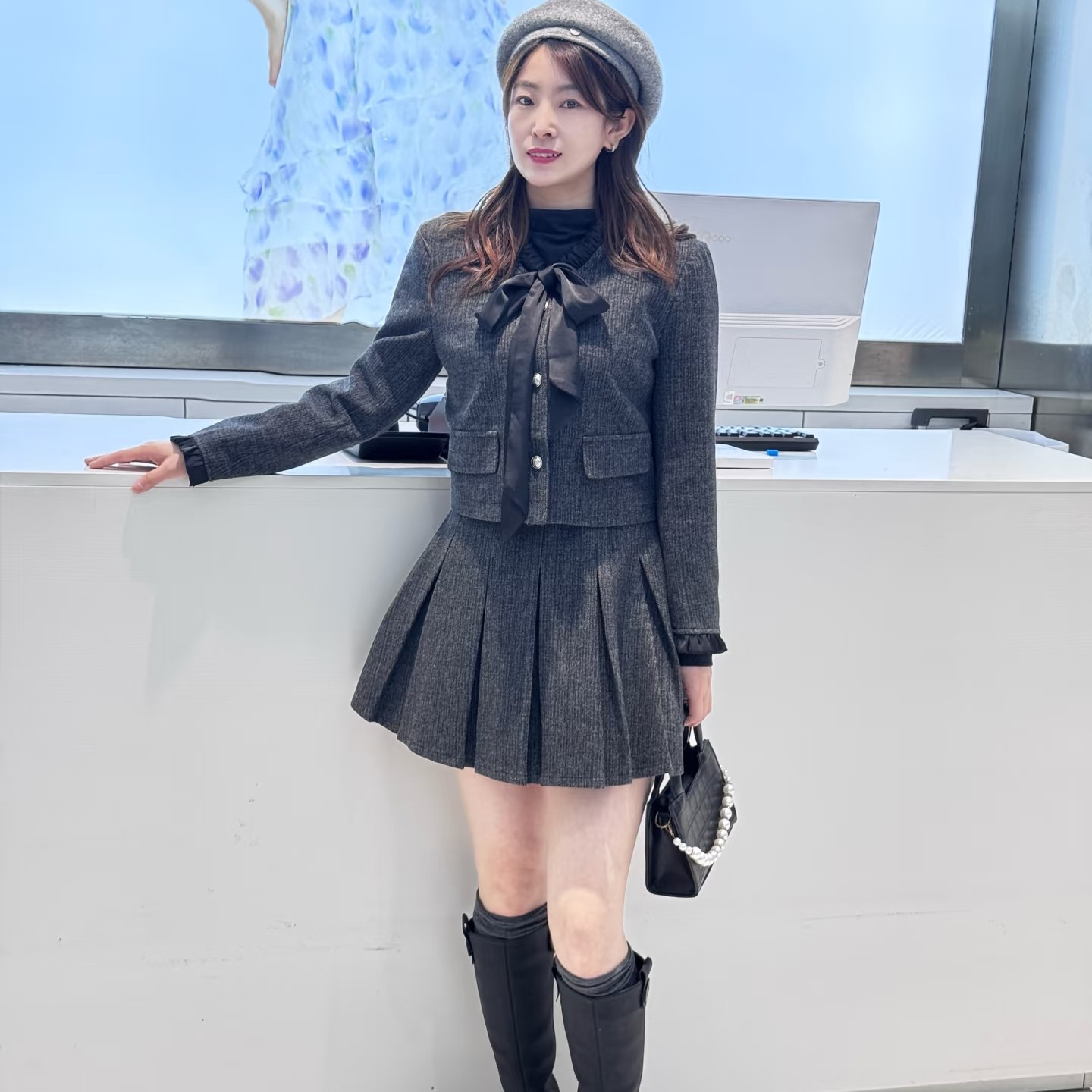 美丽衣橱两件套裙D1558007