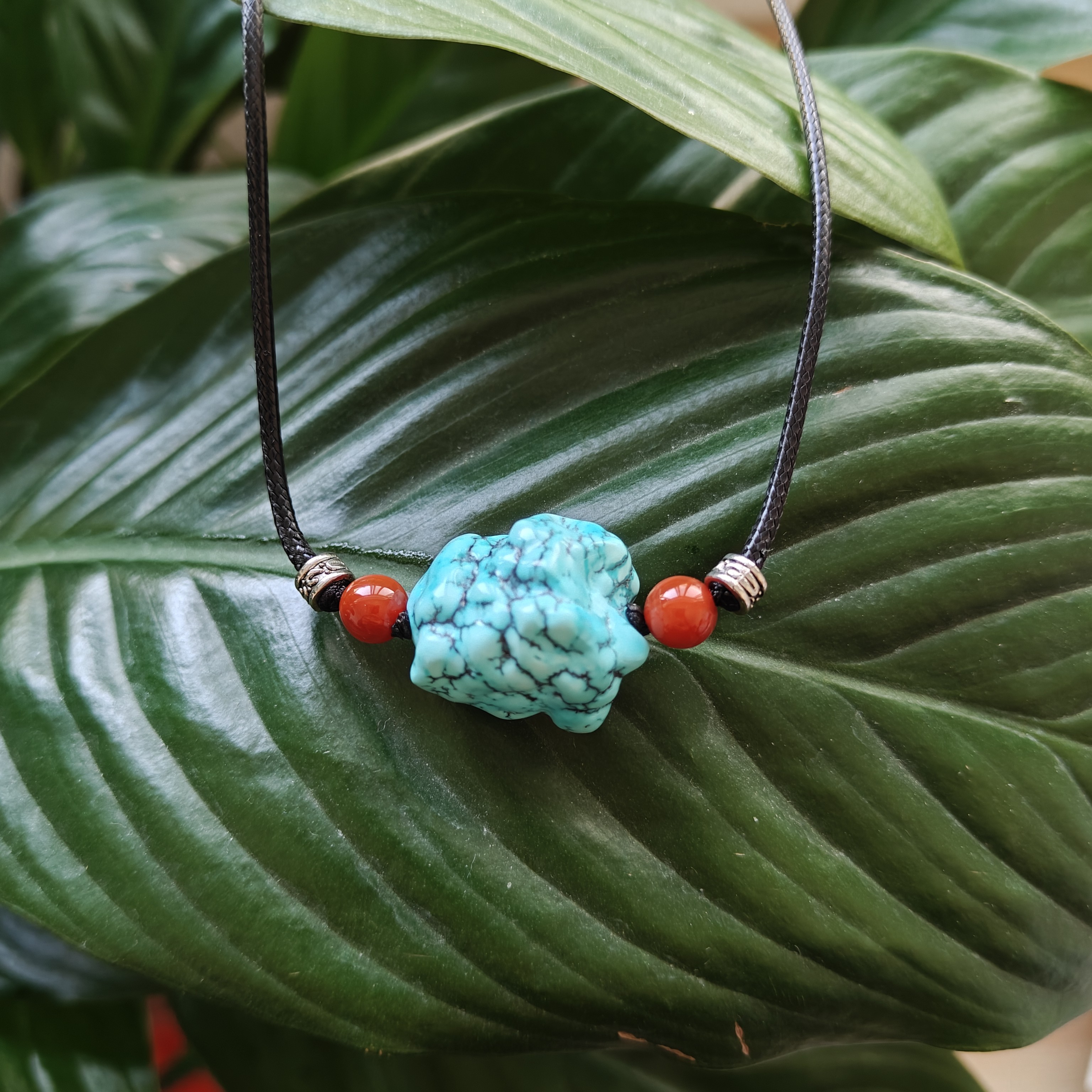 z198绿松石原矿天然随型高瓷蓝手工DIY配珠