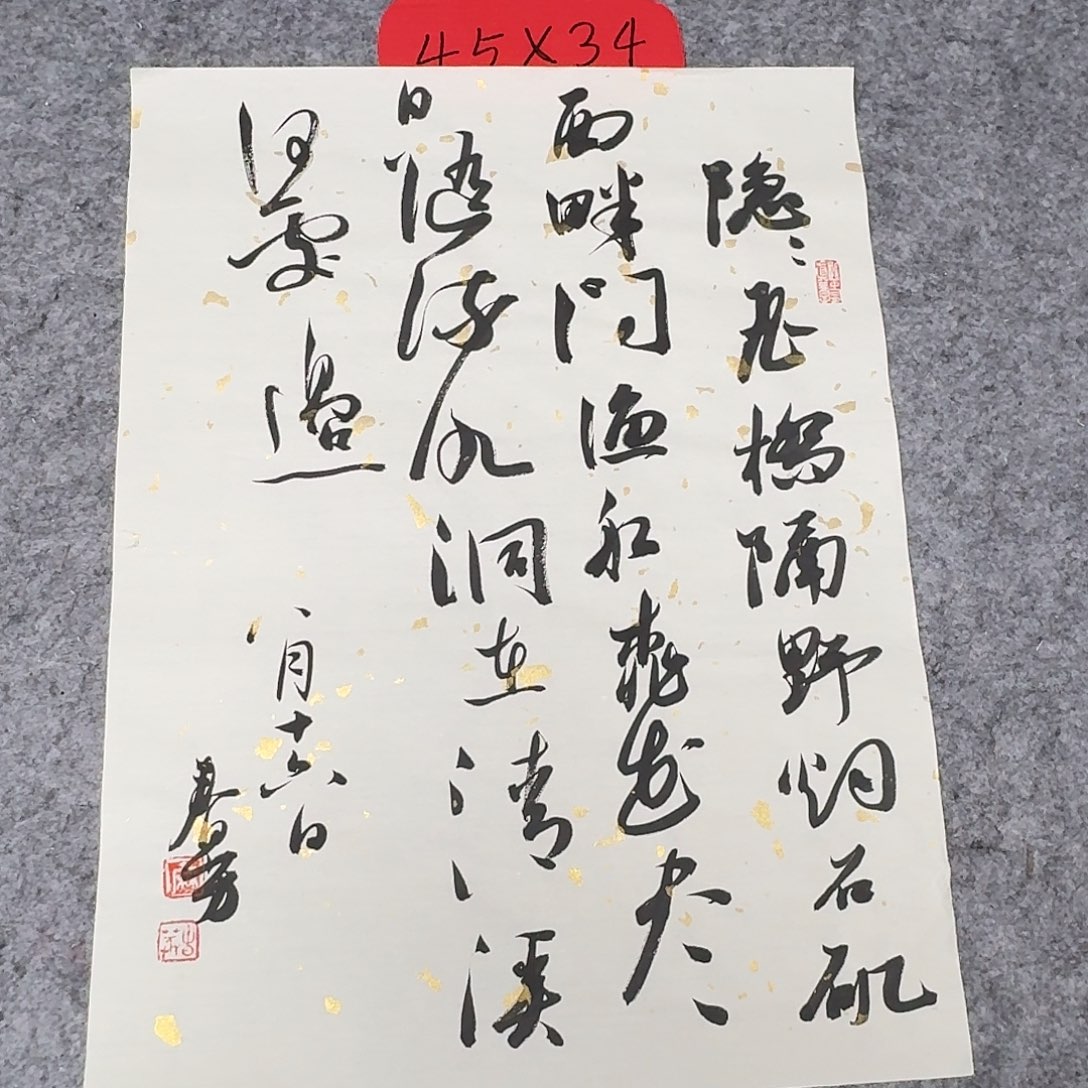 书法国展书家麻春芳45+34