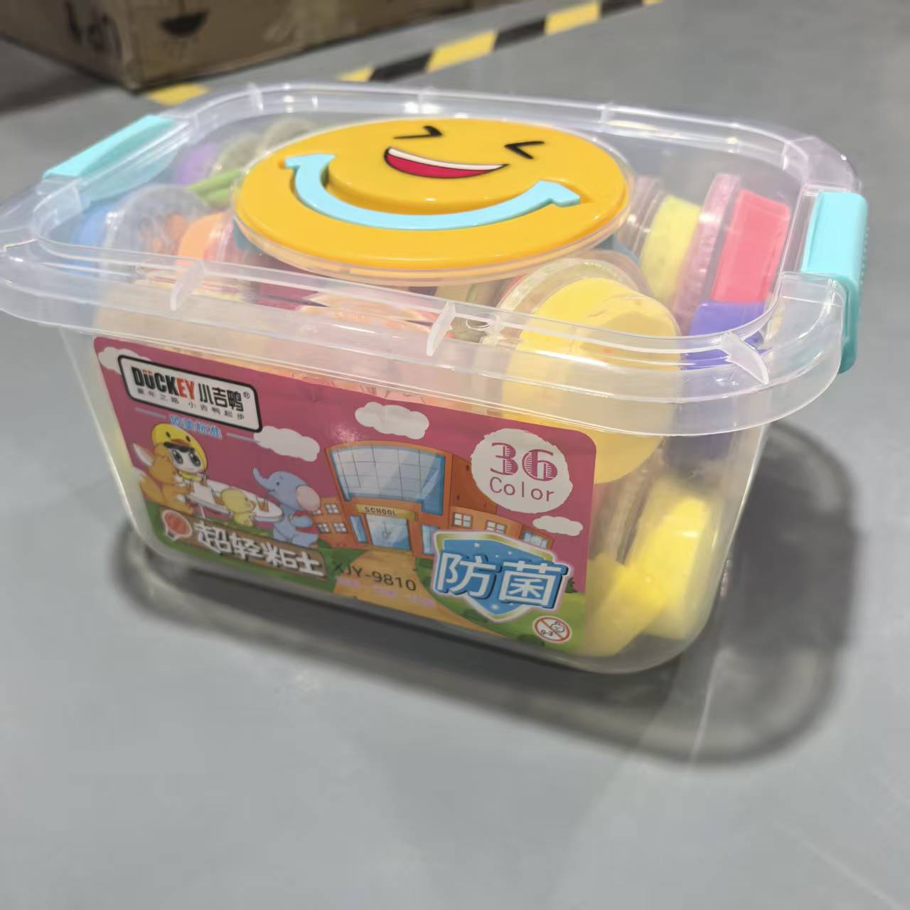 小吉鸭36色防菌超轻粘土