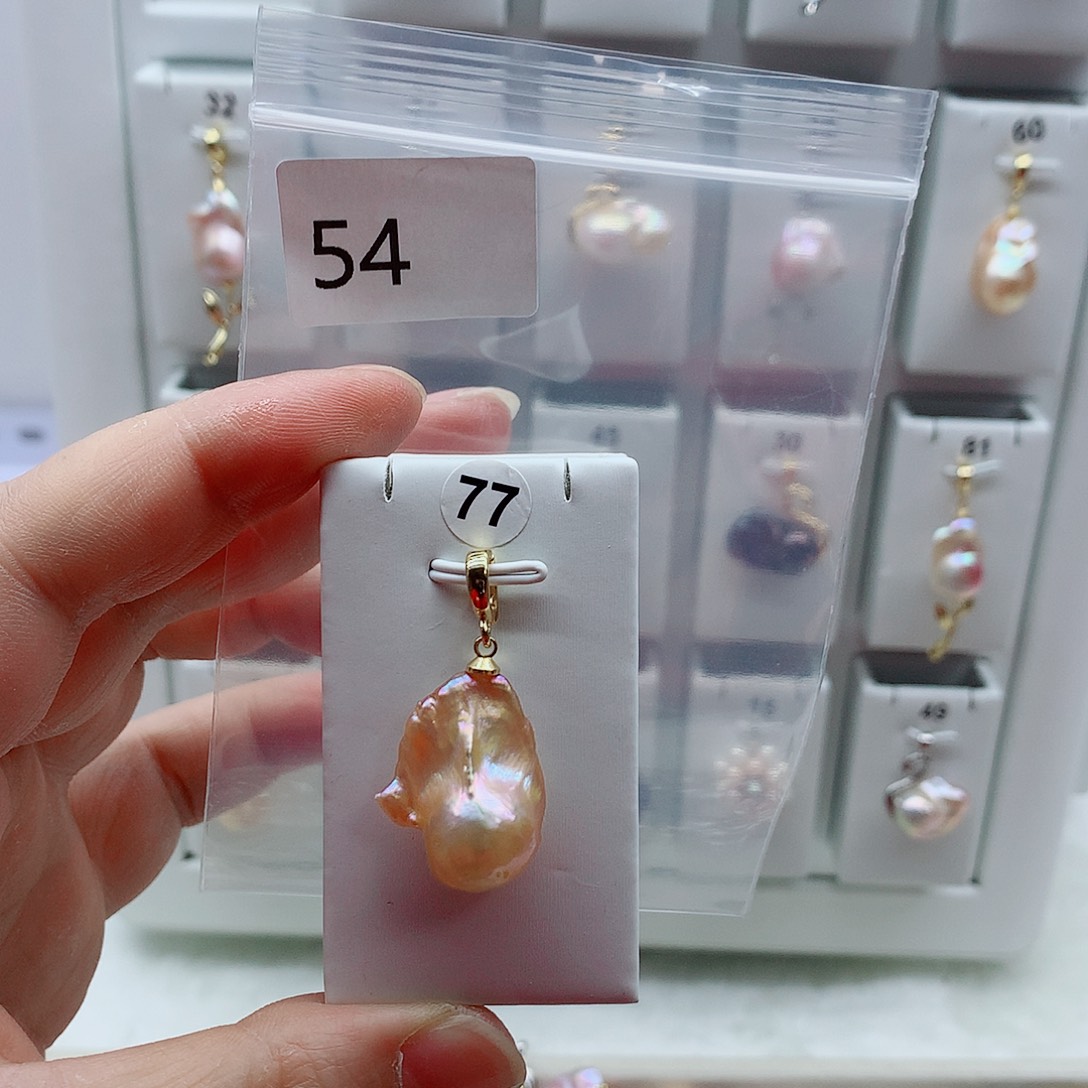 淡水珍珠吊坠(不含链)合金