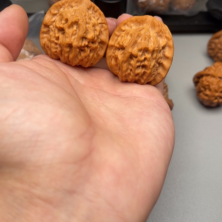 文玩核桃把件天地二爷帽