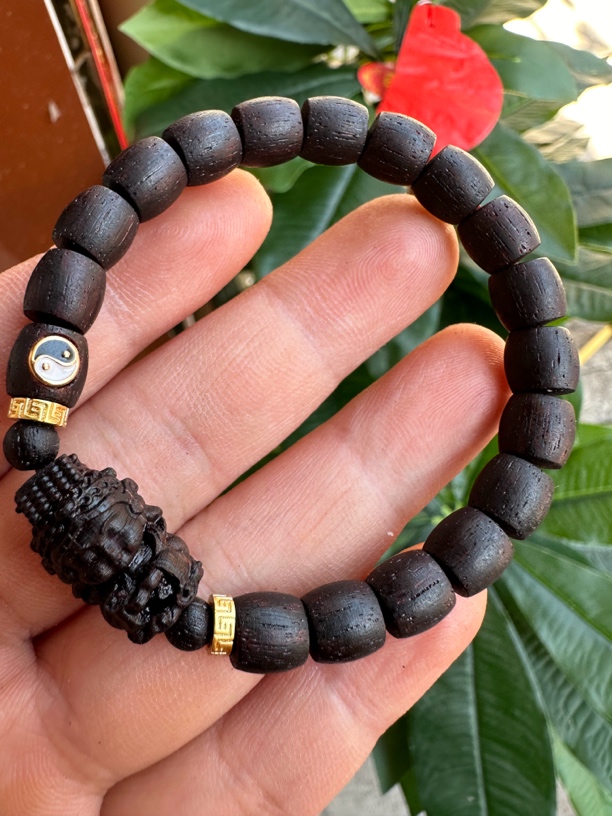 缅甸小叶降真香镶嵌妈祖款