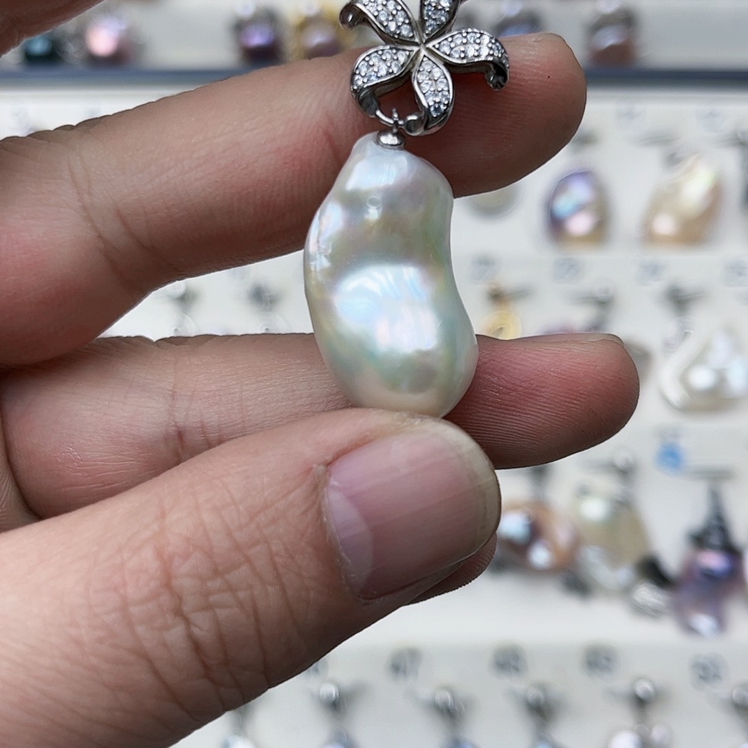 淡水珍珠吊坠(不含链)未镶嵌L****窈10