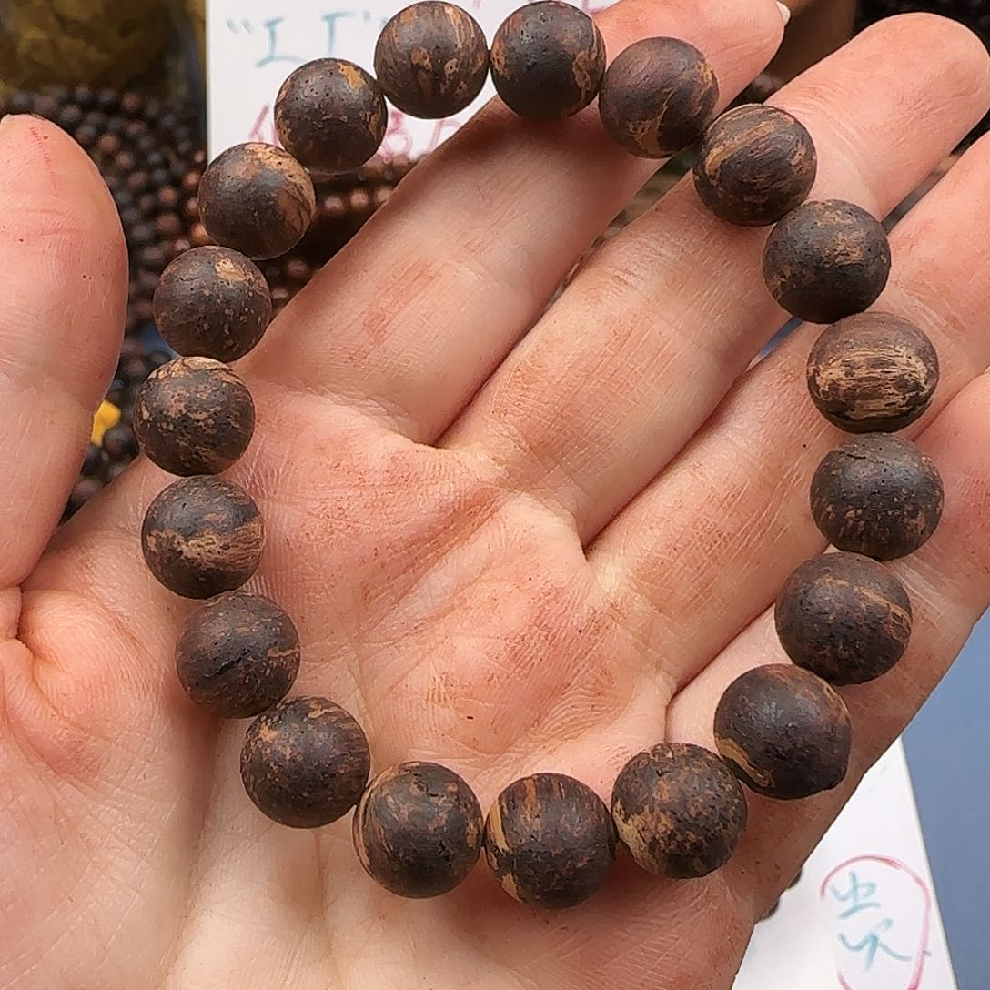 降真香手串/手链1.0无胶爆甲糖结单圈