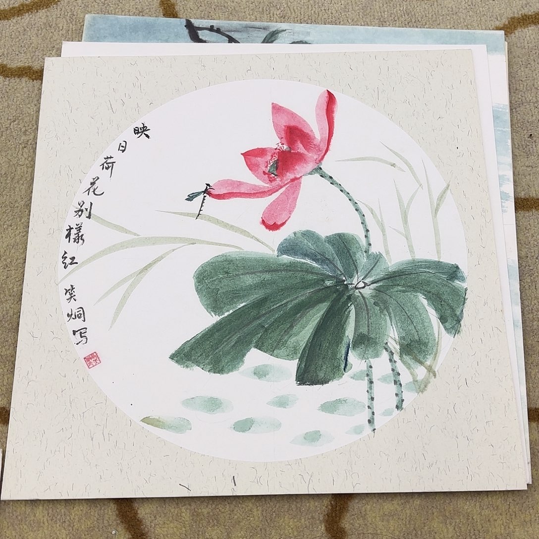 国画38–38卡纸作品童