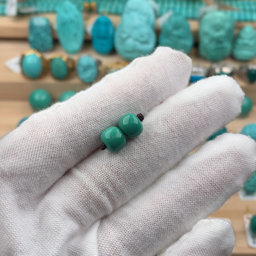 绿松石配饰未镶嵌W***w