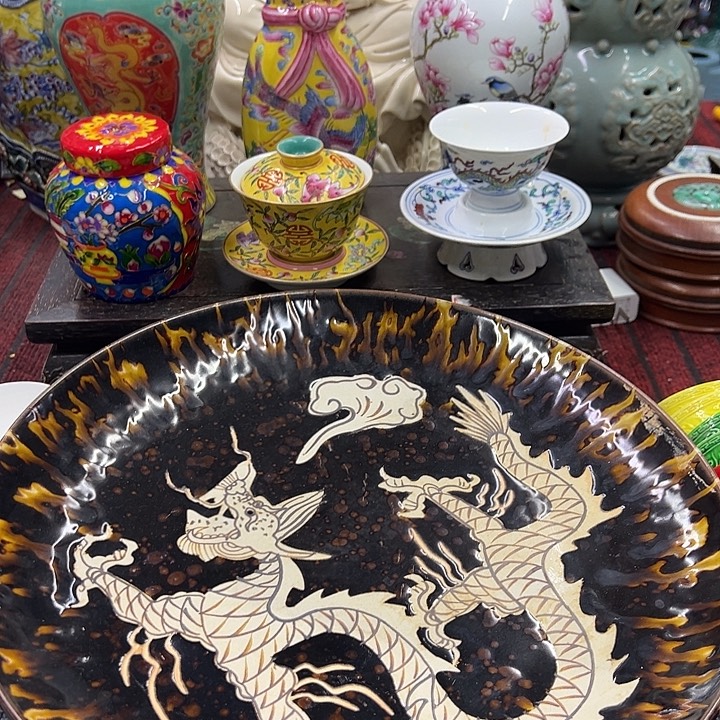瓷片摆件设计和设计工作