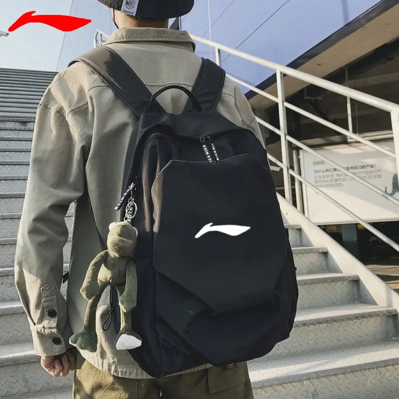 李宁赤兔学生书包2025新款初高中大学生双肩背包旅行包时尚运动包