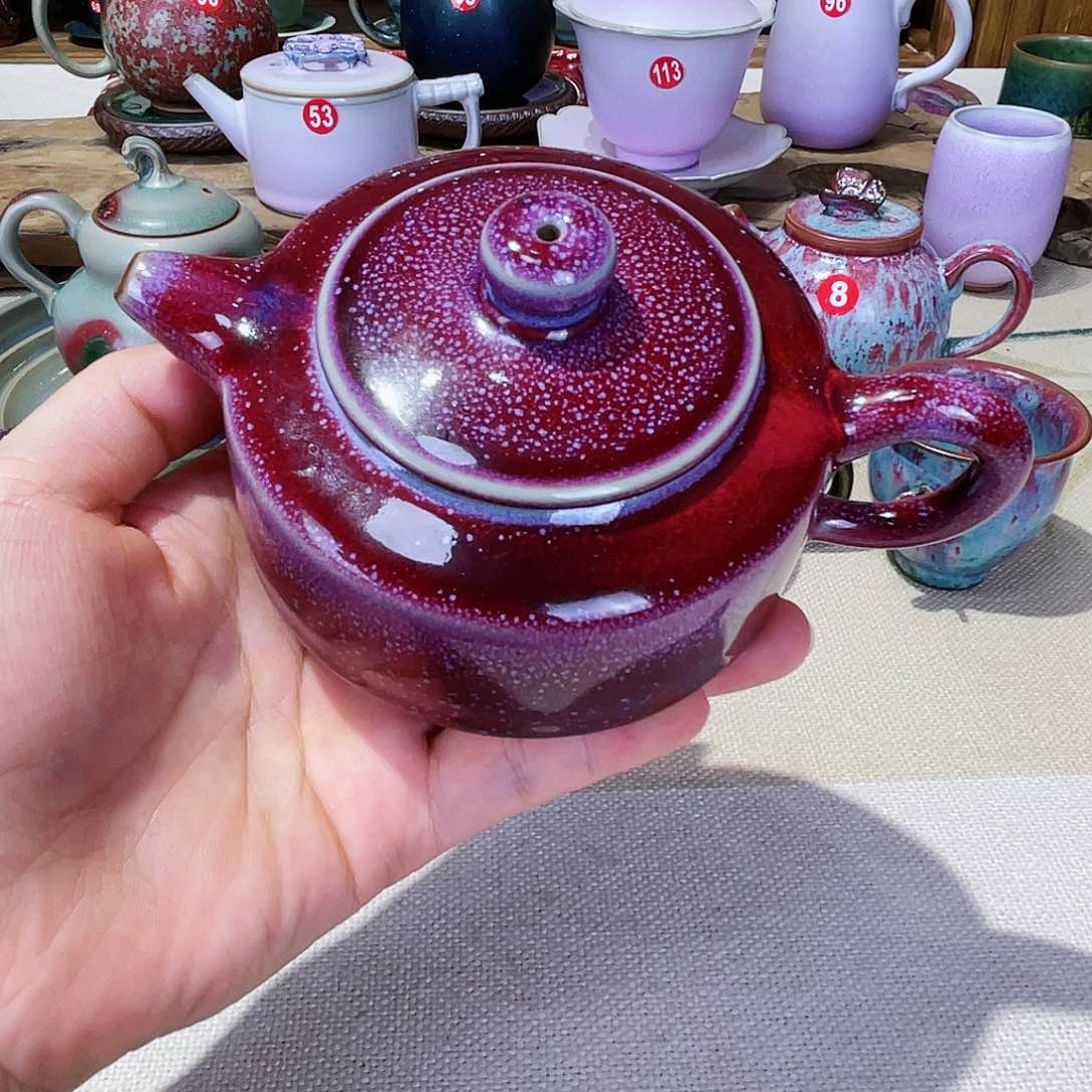 壶禹州钧瓷艺术作品