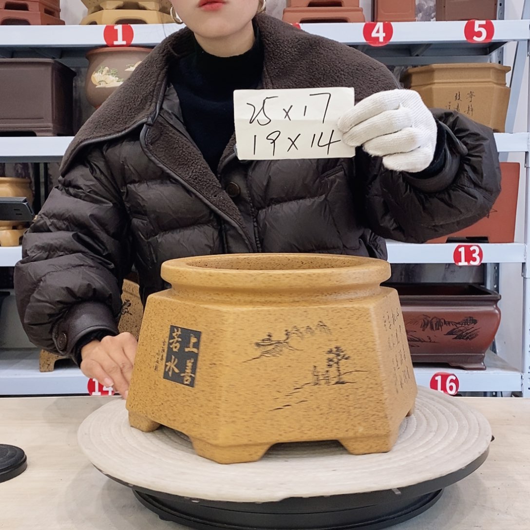 紫砂花盆紫砂花盆