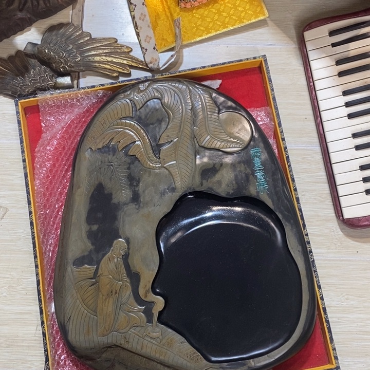 蜜安罐瓷香炉锡茶则