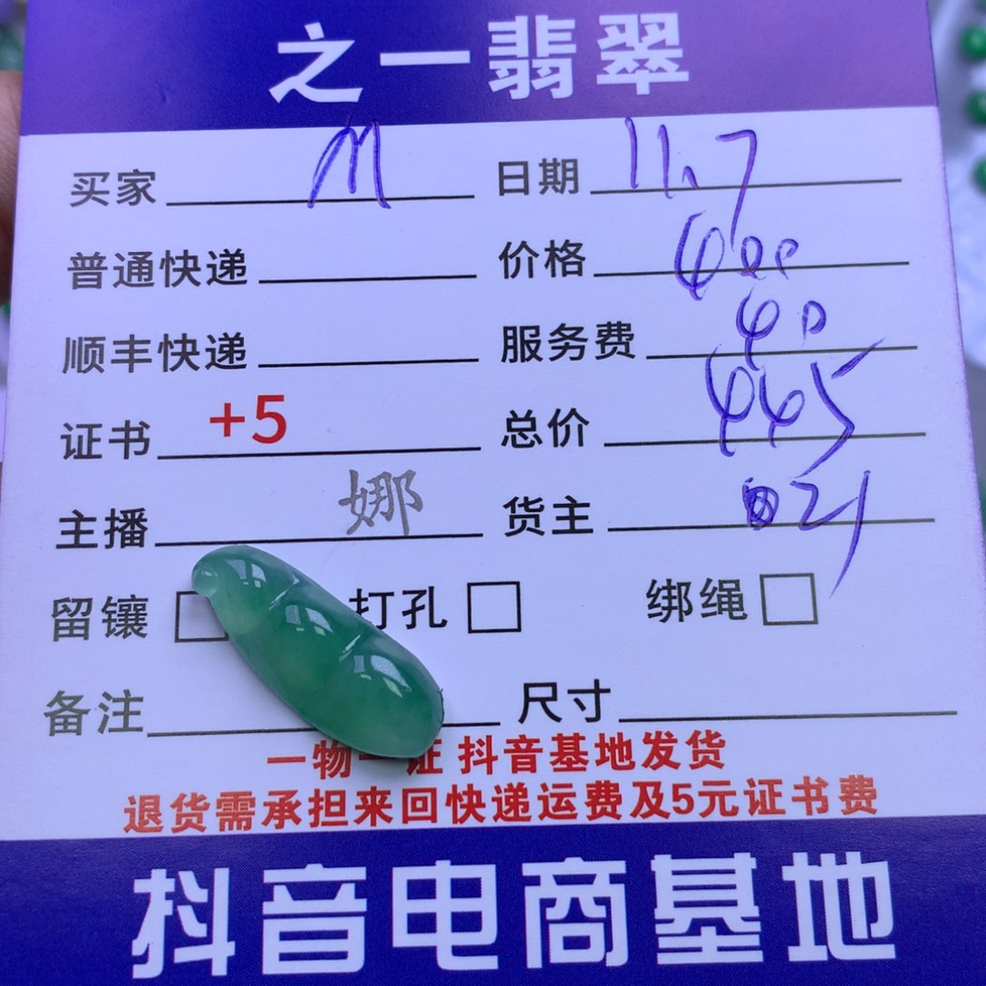 颈饰未镶嵌翡翠M****