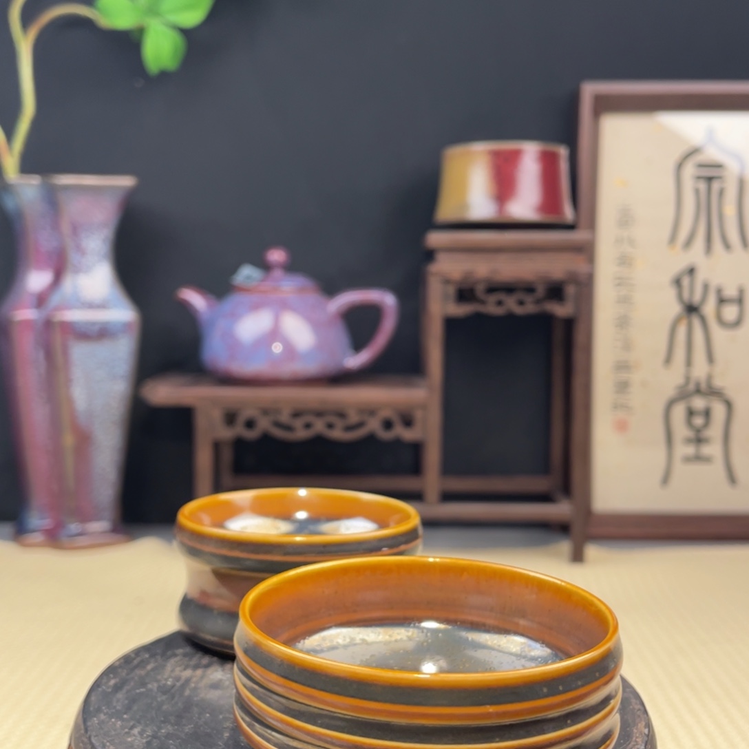 小***贺钧瓷其他纯手工 主人杯