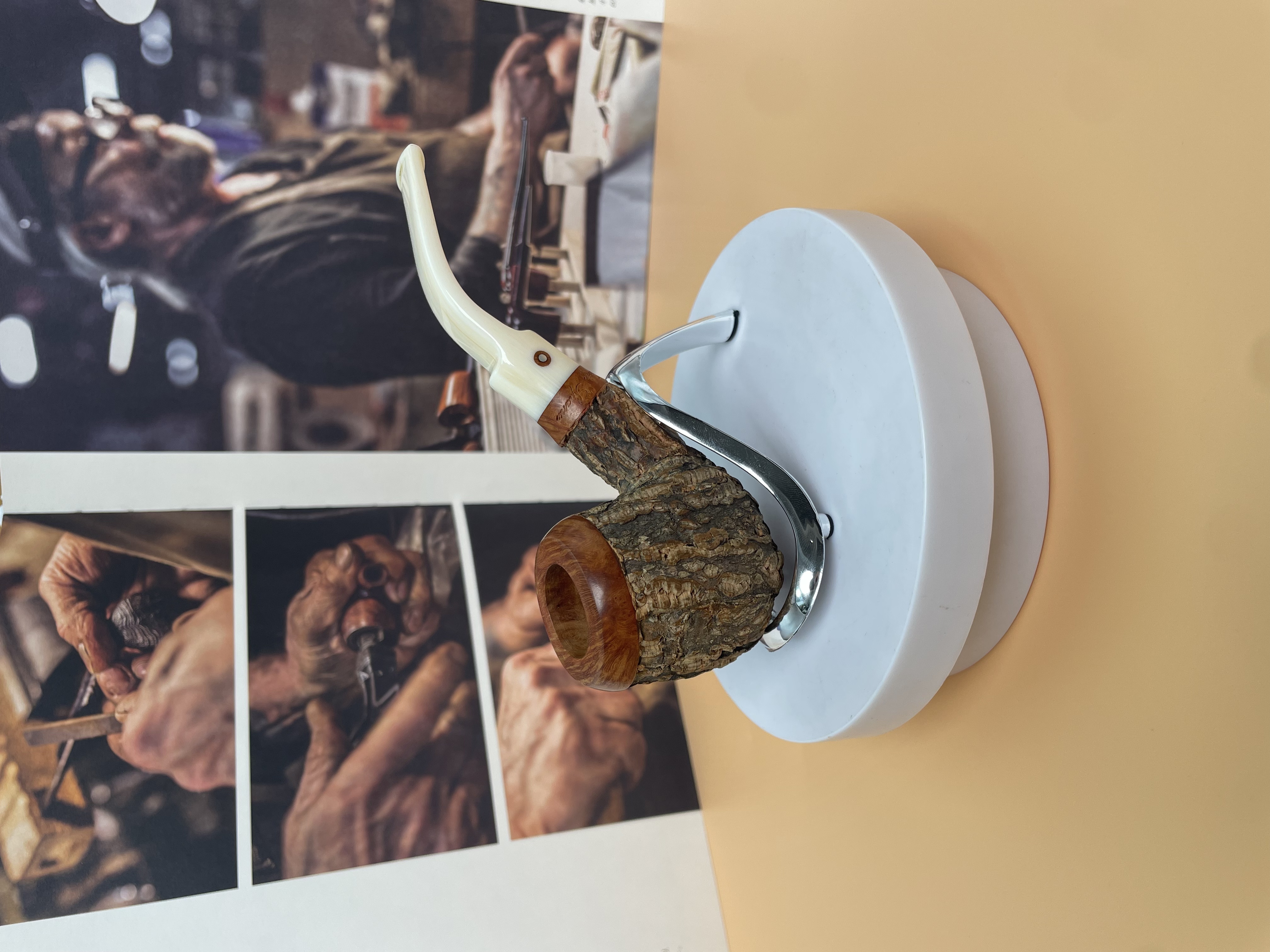 意大利Tom Spanu树皮烟斗