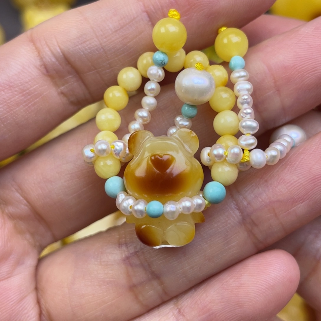 未镶嵌琥珀裸石蜜蜡